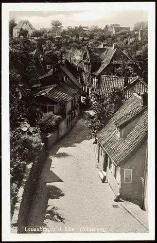 Ansichtskarte Lauenburg (Elbe) Hohlerweg 1962