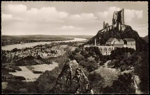 Ansichtskarte Königswinter Drachenfels, Hotel - Fotokunst 1959