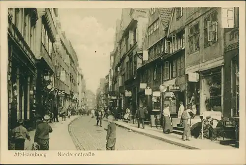 Ansichtskarte Hamburg Niedernstraße 1918