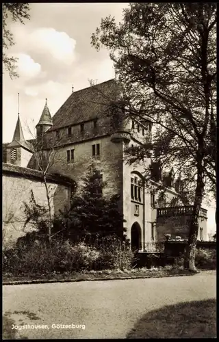 Ansichtskarte Jagsthausen Götzenburg, Eingang 1961