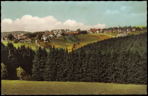 Ansichtskarte Hohegeiß-Braunlage Stadtblick - Color-Fotokarte 1959