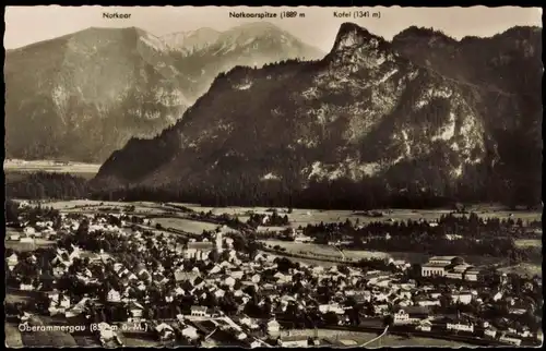 Ansichtskarte Aschau im Chiemgau Blick auf die Stadt 1961