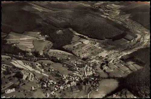 Ansichtskarte Heiligkreuzsteinach Luftbild 1960