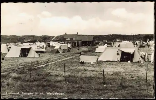 Postkaart Cadzand Kampeerterrein Welgelegen - Zeltplatz 1962