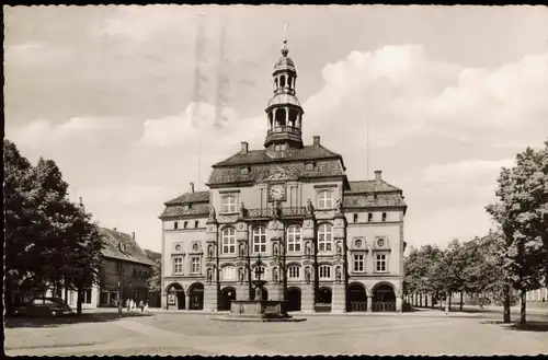Ansichtskarte Lüneburg Rathaus 1958  gel. Stempel Lüneburg 2