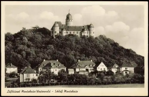 Ansichtskarte Montabaur Stadtpartie - Schloß 1957