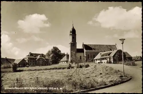 Ansichtskarte Höchenschwand Straßenpartie, Ortseingang 1961