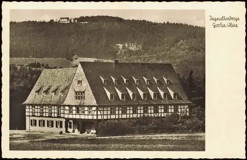 Ansichtskarte Goslar Jugendherberge Harz - Fachwerkhaus 1940