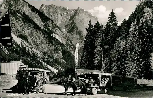 Ansichtskarte Oberstdorf (Allgäu) Stellwagen im Oytal 1961