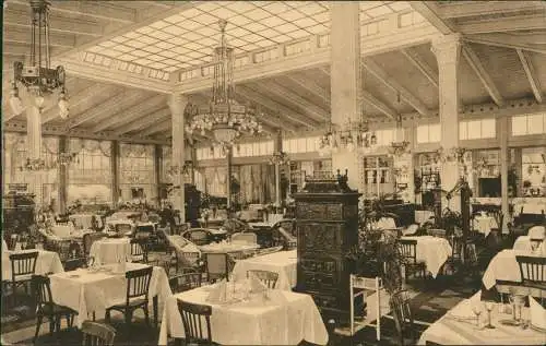 Westend-Berlin Hauptrestaurant der Rennbahn heute Olympiastadion 1922