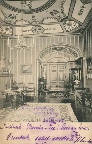 AK München Hotel vier Jahreszeiten Eingang 1909  gel an Prinz  Pierre Wolkonsky