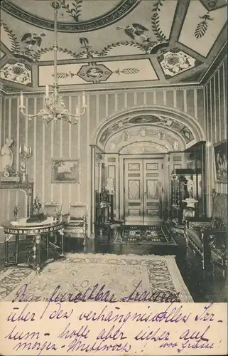 München Eingagshalle Hotel 4 Jahreszeiten 1906  gel. Fürst Wolkonsky