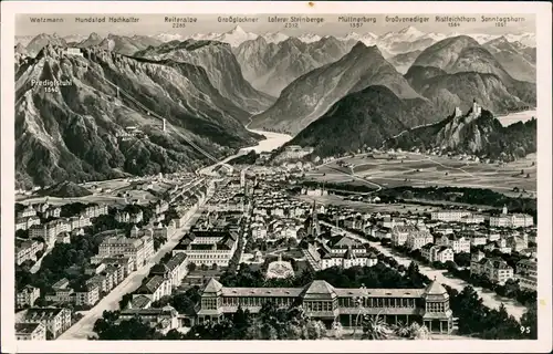 Ansichtskarte Bad Reichenhall Fotokunst - Panorama 1940