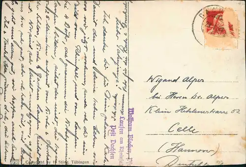 Ansichtskarte Neuhausen am Rheinfall Luftbild Rheinfall 1931