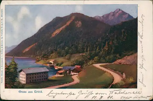 Urfeld-Kochel am See Partie am Walchensee - Gebäude 1913
gel. Fürst Wolkonsky