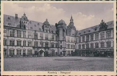 Postcard Helsingør Helsingör Schloss Kronborg 1933