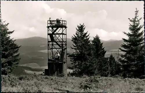 Festenburg-Clausthal-Zellerfeld Blick Schalke zum Brocken und Wurmberg 1961