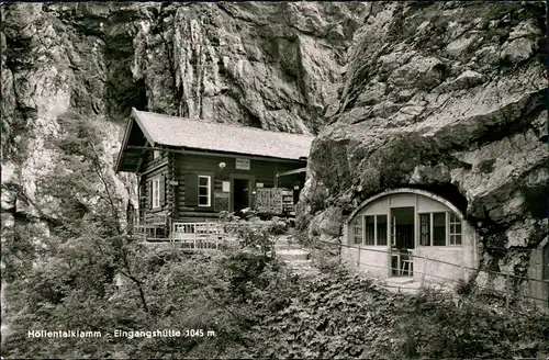 Ansichtskarte Grainau Höllentalklamm Eingangshütte 1045 m 1959