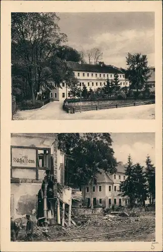 Bad Gottleuba-Berggießhübel Am Johann-Georgen-Bad vor u nach dem Unwetter 1927