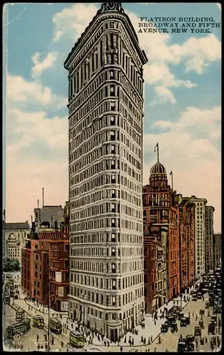 Manhattan-New York City 5th Avenue Fifth Avenue Flatiron Building 1930