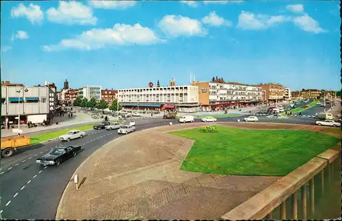 Postkaart Venlo Rotonde 1969