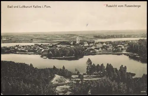 Kallies Pommern Kalisz Pomorski Pommern Aussicht vom Russenberge 1912