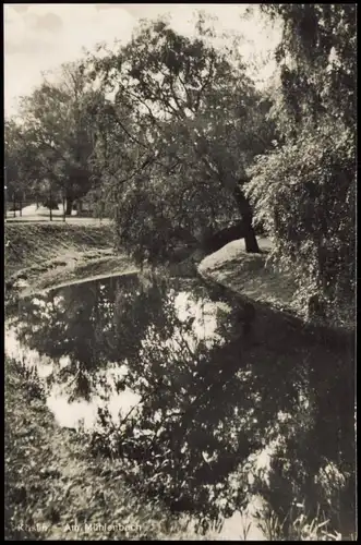 Postcard Köslin Koszalin Am Mühlenbach 1926