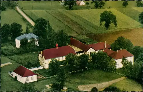 Ansichtskarte Schapen Luftbild Kr. Lingen (Ems) 1962