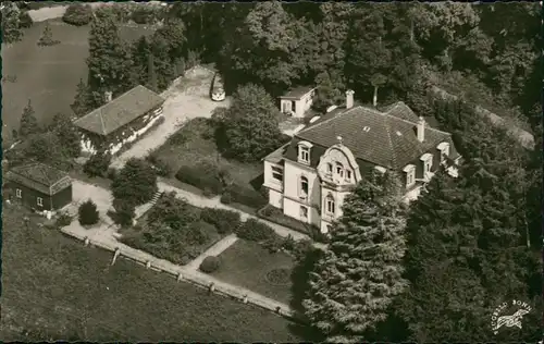 Ansichtskarte Laufenburg Luftbild Ferienheim der Land-Elektra Würzburg 1961