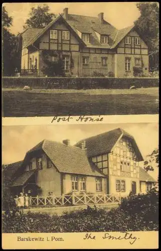 Postcard Barskewitz b. Stargard an der Persante Gebäude 2 Bild 1911