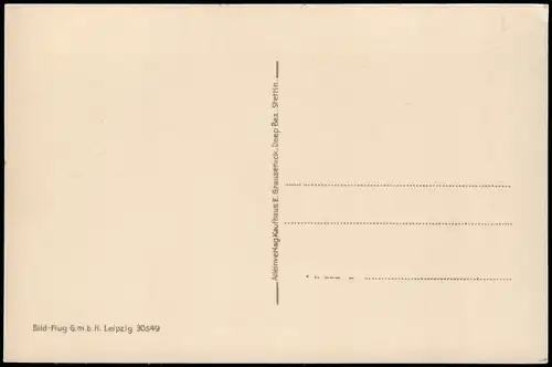 Postcard Treptower Deep / Regamünde Mrzeżyno Luftbild Strandhotel 1930