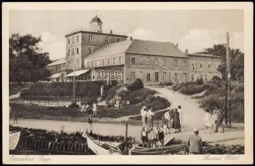 Postcard Treptower Deep / Regamünde Mrzeżyno Strandhotel 1928