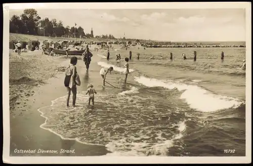 Postcard Berg Dievenow Dziwnów Strand 1944/1941