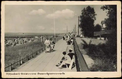 Postcard Berg Dievenow Dziwnów Strandpromenade 1939