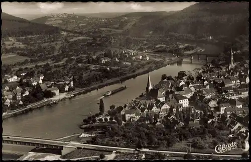 Ansichtskarte Neckargemünd Luftbild 1955