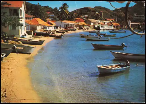 Guadeloupe  LES SAINTES Mouillage de Terre de Haut Guadeloupe (Allgemein) 1987