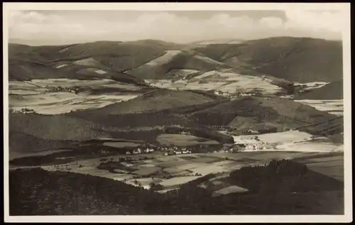Altenhundem-Lennestadt Sauerland Blick Aussichtsturm Hohe Bracht 1930