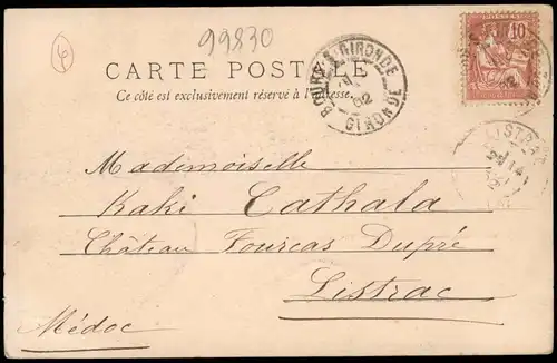 CPA Bourg-sur-Gironde Panorama Ortsansicht, VUE GÉNÉRALE 1902