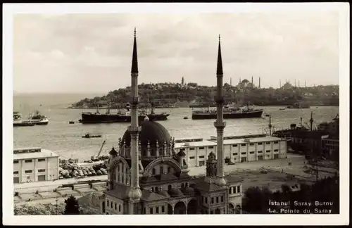 Istanbul  Constantinople Panorama-Ansichten Saray Burnu La Pointe du Saray 1950