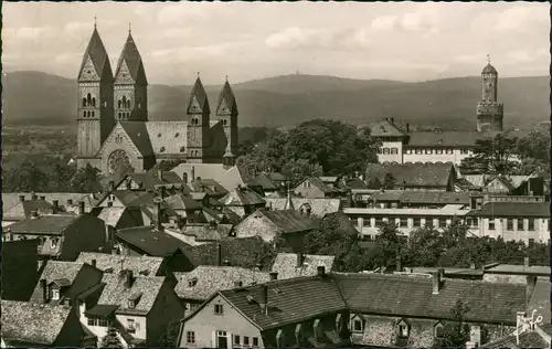 Ansichtskarte Bad Homburg vor der Höhe Erlöserkirche und Schloß 1967