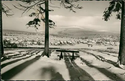 Ansichtskarte Braunlage Panorama vom Adamsblick auf Braunlage 1961