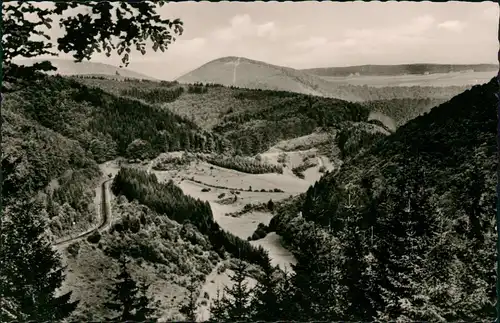 Winterberg Luftkurort Hochsauerland, Nuhnetal Panorama-Ansicht 1954