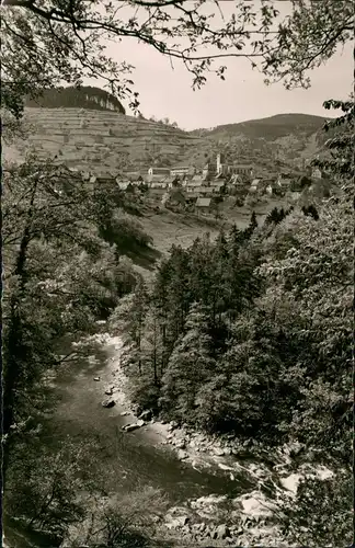 Langenbrand-Forbach (Baden) Umlandansicht Murgtal Luftkurort 1962