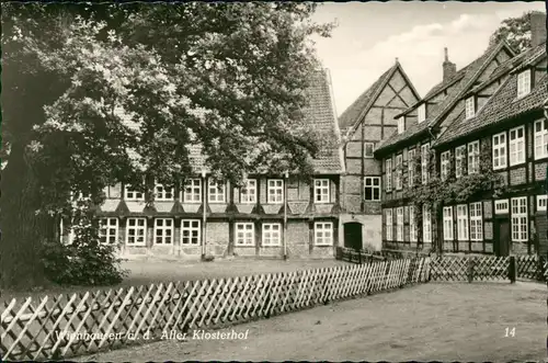 Ansichtskarte Wienhausen Wienhausen a.d. Aller Klosterhof 1960