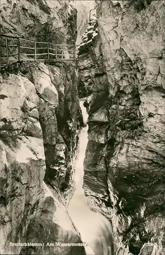 Tiefenbach-Oberstdorf (Allgäu) Breitachklamm   Am Wassermesser 1960