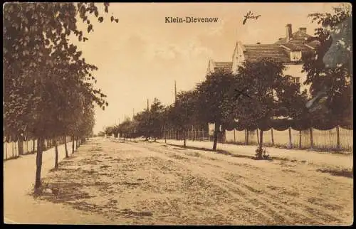 Postcard Berg Dievenow Dziwnów Klein Dievenow - Straße Pommern 1926