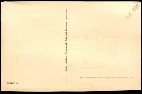 Postcard Berg Dievenow Dziwnów Segelboote am Bodden 1922