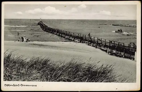 Postcard Berg Dievenow Dziwnów Strand 1938