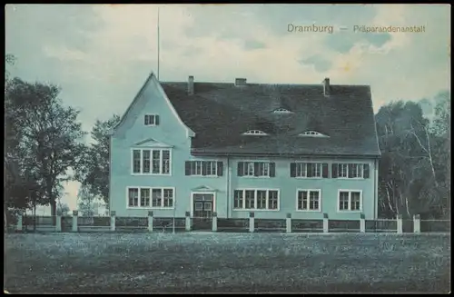 Postcard Dramburg Drawsko Pomorskie Prädatenanstalt Pommern 1916