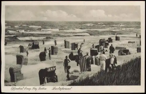 Treptower Deep / Regamünde Mrzeżyno Bez. Stettin Badestrand. 1932